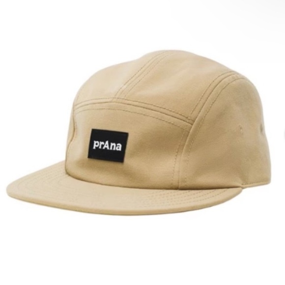 NWT|| (2) PrAna Caps in Gray and Tan! Flat brim - 1 is Adj & other is Snapback - Picture 2 of 5